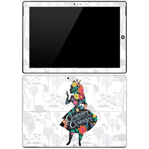 Disney Alice in Wonderland (animated) Silhouette Curiouser and Curiouser Surface Pro 3 Skin